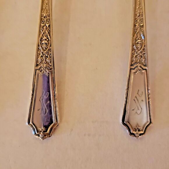 Set 6 Grapefruit/Fruit Spoon  1847 Rogers Ancestral 1924 Vintage Silverplate - Picture 15 of 15